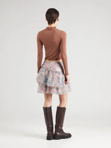 VERO MODA Szoknyák VMSABRINA / taupe / rózsa világoskék