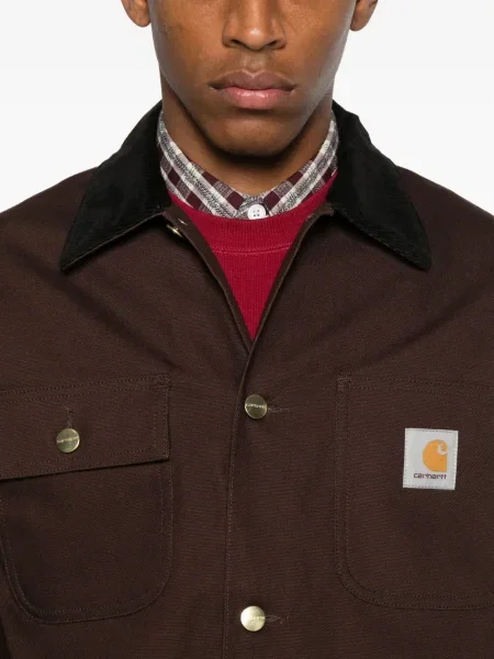 Geacă Carhartt Wip de catifea cord maro