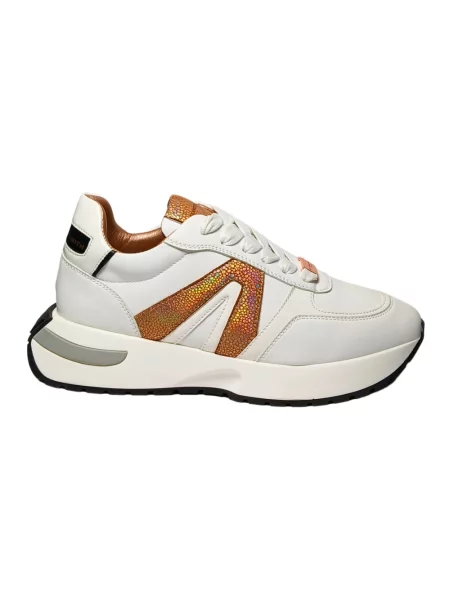 Sneakersy Alexander Smith białe