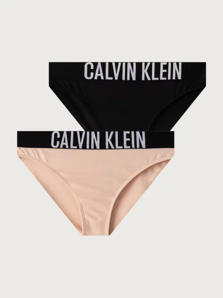 Calvin Klein Underwear slipy detské s elastanom oranžová