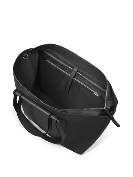 Torba na laptopa Piquadro skórzana czarna