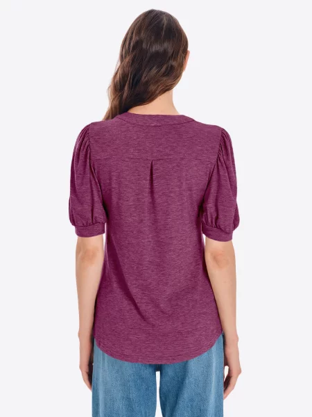 Imily Bela Tricou roșu-violet roșu
