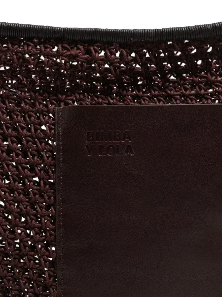 Croșetat geantă de mână Bimba Y Lola business maro