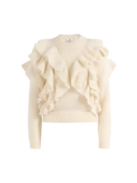 Sweter Elisabetta Franchi beżowy