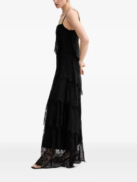 Rochie maxi Aniye By din dantelă negru