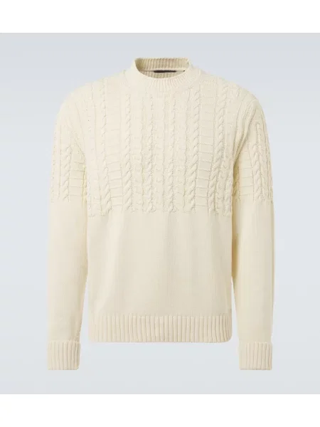 Pulover Dunhill tricotate alb