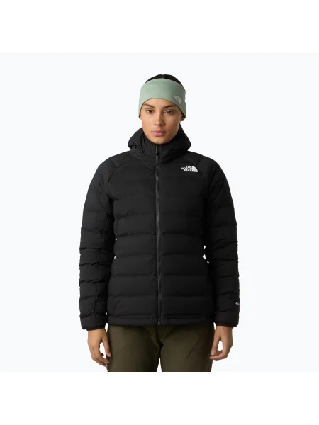 Geacă cu puf pentru femei The North Face Abseil Stretch Down Hoodie black negru