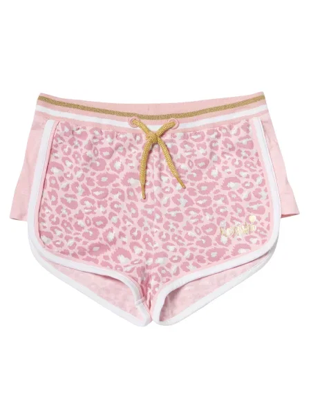 KOROSHI Kalhoty fialová / pink bílá