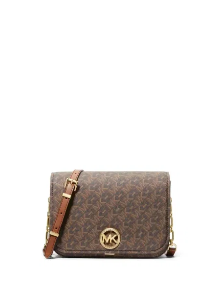 Matlasat sneakerși Michael Michael Kors din piele alb