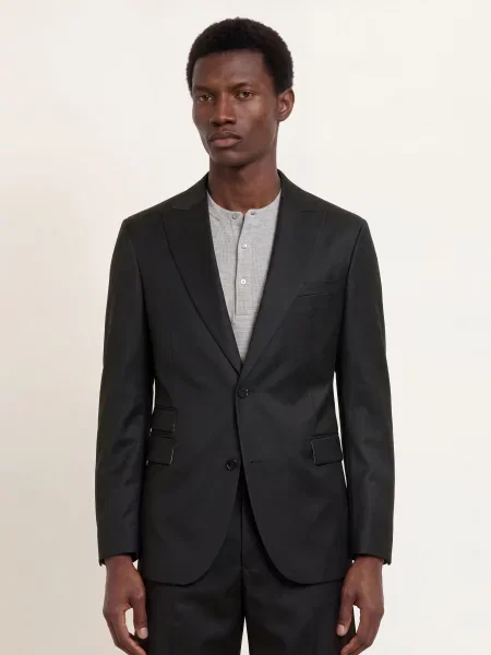 Drykorn Sako Drygenf Extra Slim Fit černá