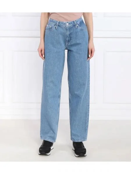 CALVIN KLEIN JEANS Blugi | Straight fit albastru