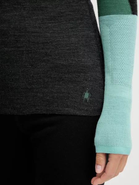 Smartwool funkcionális hosszú ujjú ing Intraknit Thermal Merino Base Layer Colorblock szürke