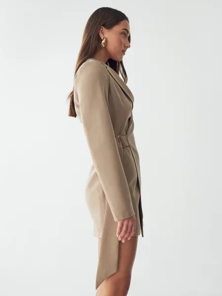 BWLDR Rochie SAVAYA taupe gri
