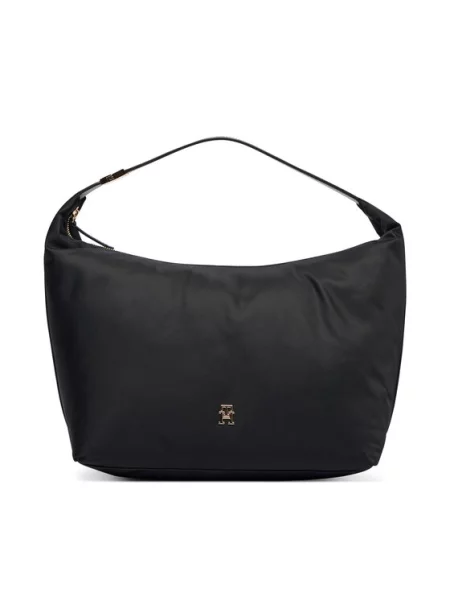 Tommy Hilfiger Τσάντα Th Go Hobo Nylon μαύρο