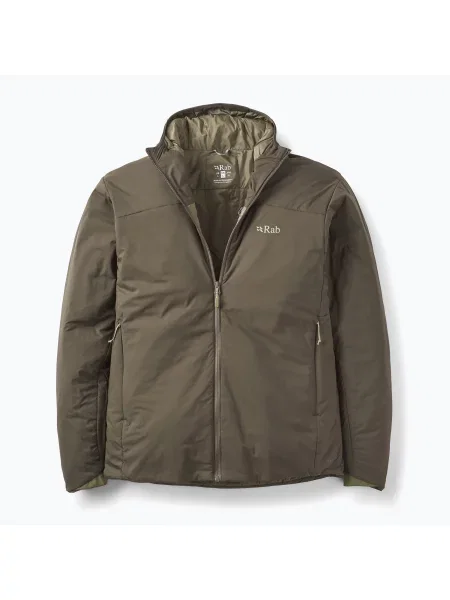 Мъжко ватирано яке Rab Xenair Alpine Light Jacket dark army зелено