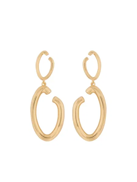 Cercei Oscar De La Renta auriu