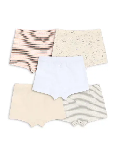 Konges Sløjd Dětské boxerky BASIC 5 PACK BOY BOXERS GOTS