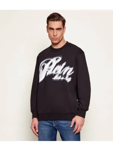 Philipp Plein Hanorac Blur Signature negru