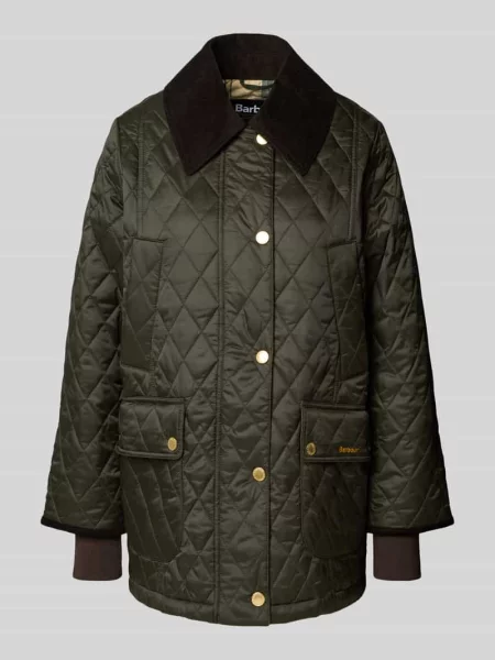 Kurtka pikowana z dodatkowymi mankietami model ‘BEADNELL’ Barbour zielona