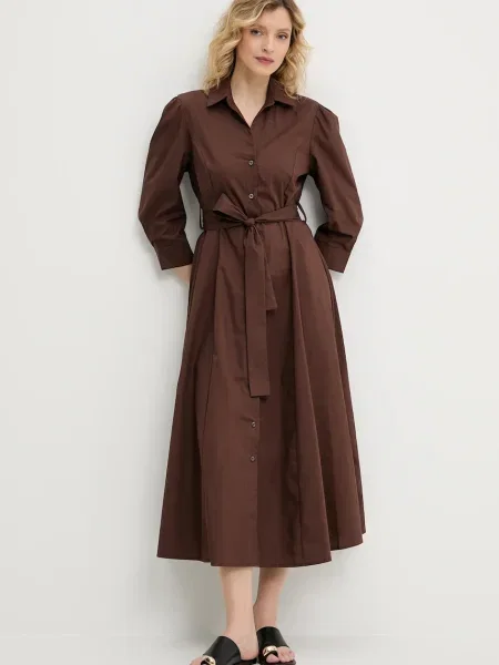 Obleka Answear Lab rjava