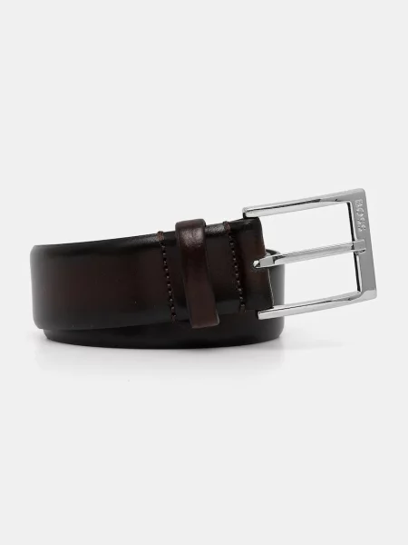 BOSS curea de piele maro