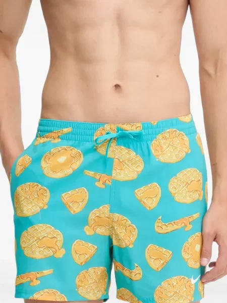 Slip de baie Nike alergare cu autograf cu glugă roșu
