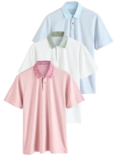 Next Tricou deschis / verde pastel / roz pal albastru