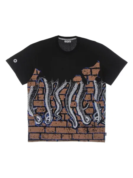 Koszulka Octopus z logo czarna