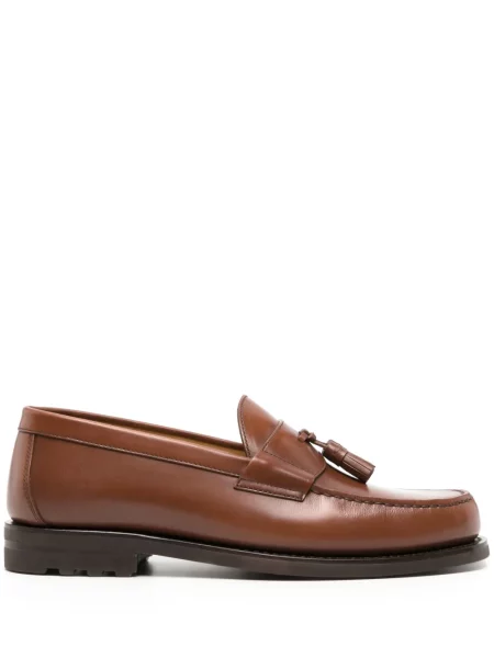 Pantofi loafer Brunello Cucinelli din piele maro