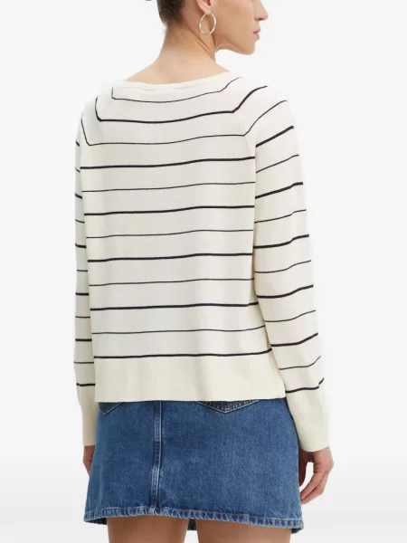 Curea Levi's® cu broderie cu cataramă cu dungi albastru
