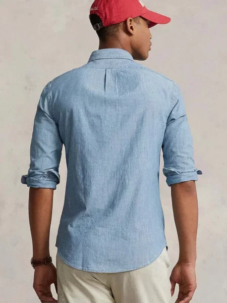 Polo Ralph Lauren Košeľa denim modrá