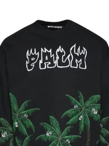 Melegítő felső Palm Angels fekete
