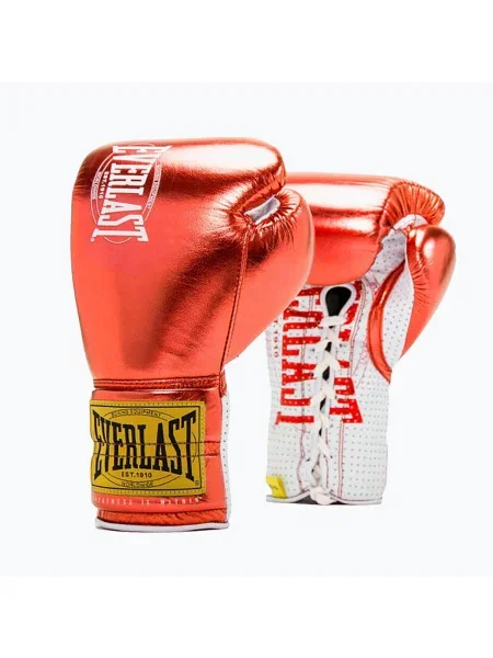 Everlast Fight Кожени боксови ръкавици червени