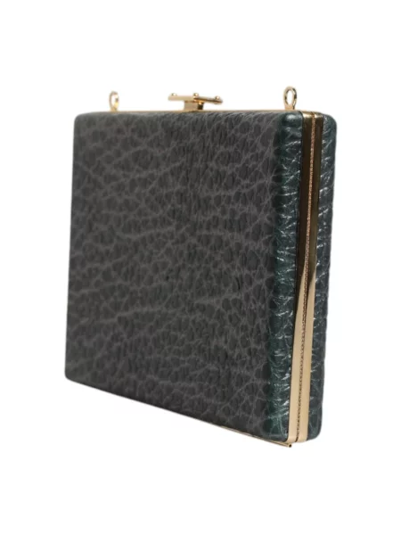 Kopertówka Dolce And Gabbana skórzana czarna