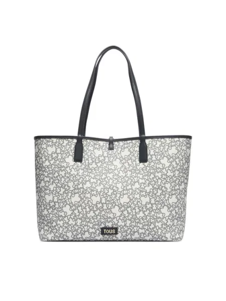 Tous torebka shopper z imitacji skóry szara