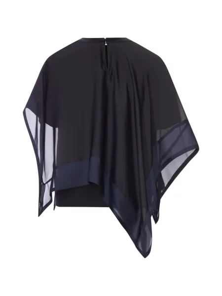Cămașă Sacai din șifon negru