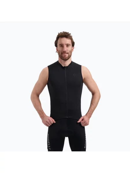 Tricou de ciclism pentru bărbați Rogelli Essential II WS black negru