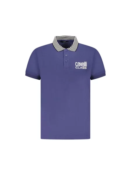 Polo Cavalli Class z krótkim rękawem niebieskie
