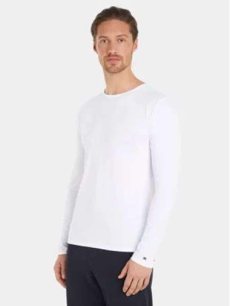 Tommy Hilfiger Rinkinys: 3 ilgarankoviai marškinėliai balta