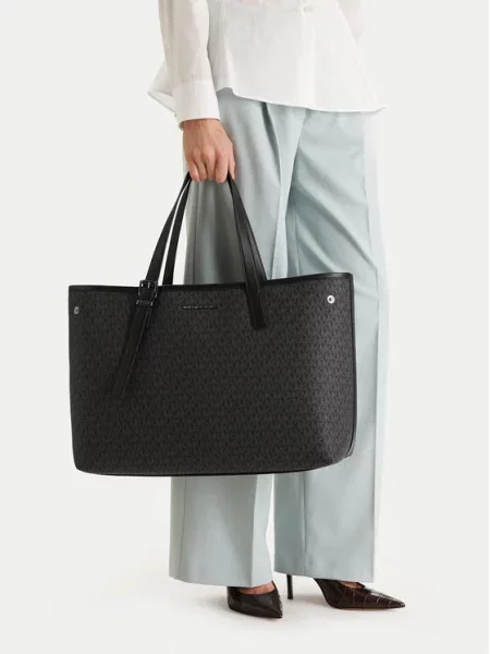 Michael Kors Shopper torba tamno smeđa crna