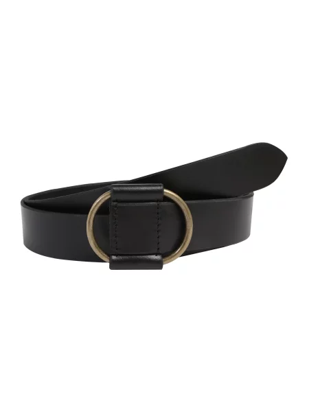 PIECES LJA LEATHER JEANS BELT KAC' negru