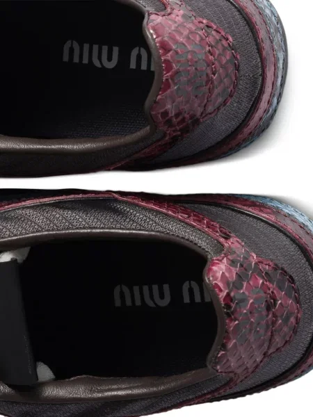 Sneakerși Miu Miu gri