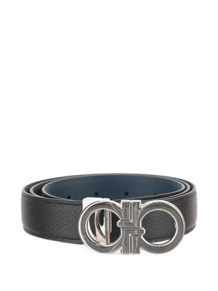 Cu centură reversibil curea Ferragamo negru