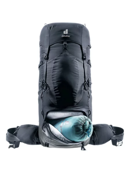 Dámský trekingový batoh deuter Aircontact Lite 45 + 10 l SL black/graphite černý