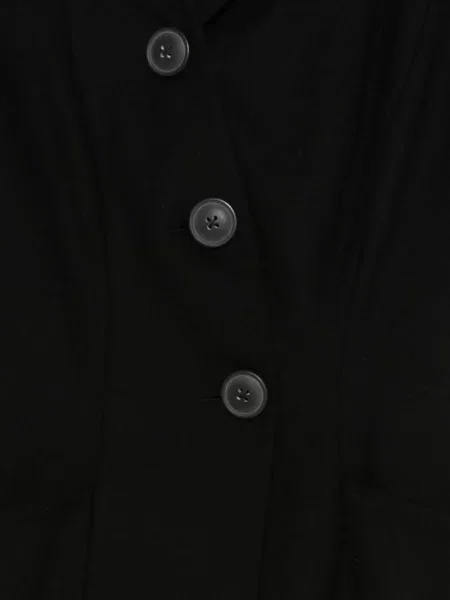 Vlněný jednořadý kabát Vivienne Westwood Pre-owned černý