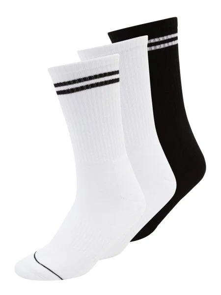 Lindex Șosete negru alb