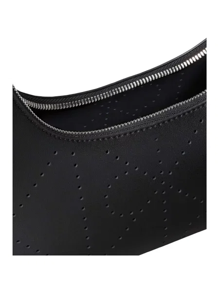 Calvin Klein Kabelka Emblem Aop Perfor Lthr Bag čierna