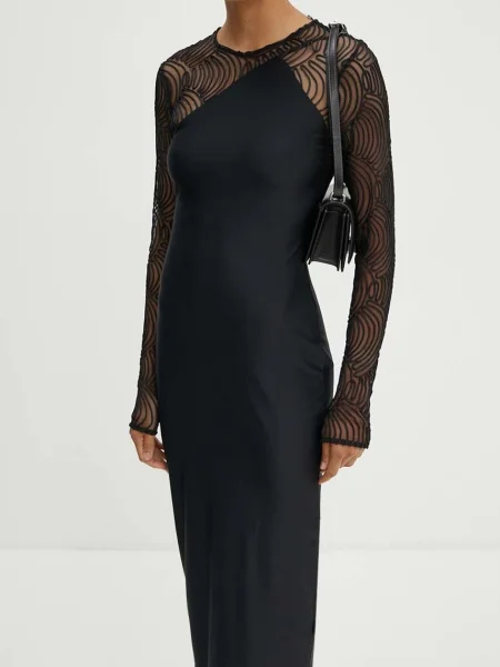 ROTATE Rochie cocktail Isadora negru