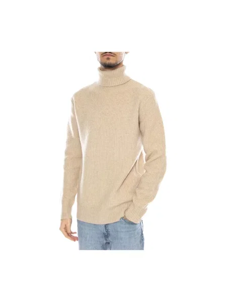 Sweter z golfem Minimum szary