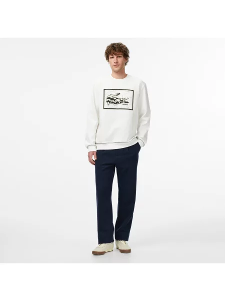 Толстовка Lacoste белая